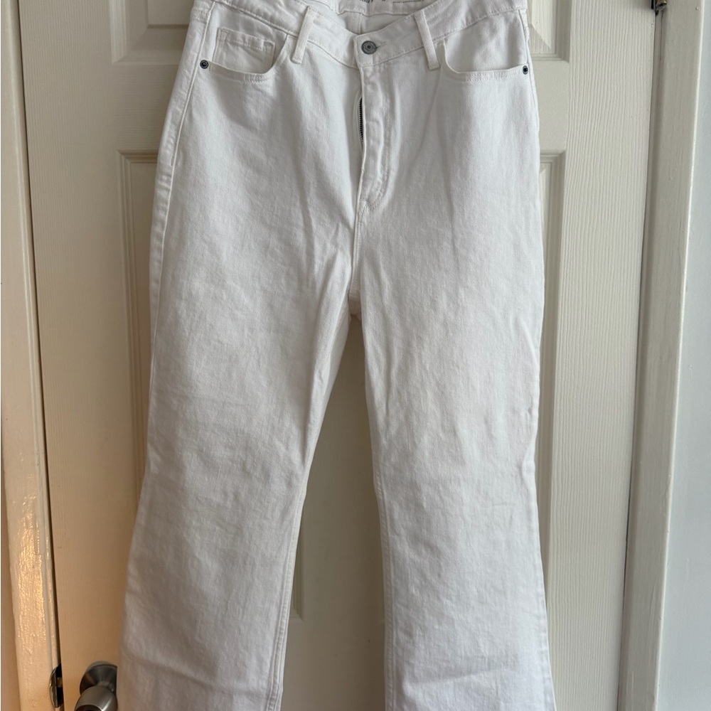 Old Navy White Wide-Leg Jeans